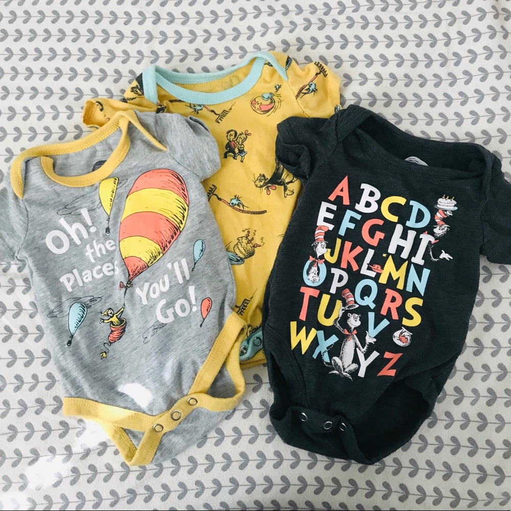 Cat in the hat onesies